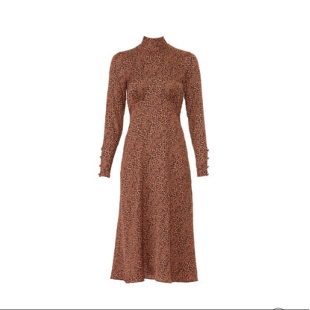 Free People
Loveless Animal Print Midi Dress